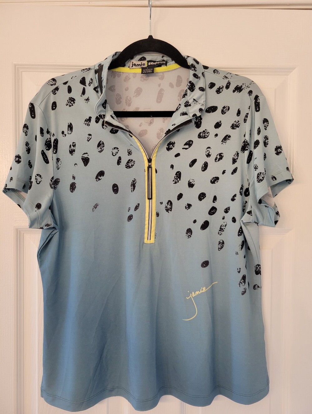 Jamie Sadock Cheetah Print Womens Golf Or Tennis Shirt